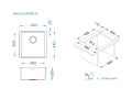 dimenzij epomivalnika Alveus Quadrix 30, U vgradnja